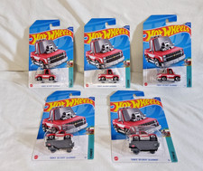 1:64 ALL FIVE HOT WHEELS TOON'D 1983 CHEVROLET SILVERADO TOONED NOT PRODUCED NEW picture
