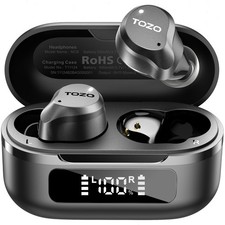 TOZO NC9 Wireless Earbuds with Hybrid ANC-Modes, IPX8 Waterproof, Refurbished picture