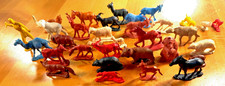 AUBURN RUBBER COMPANY  ANIMAL LOT OF TWENTY NINE ANIMALS WILD FARM DOMESTIC HUGE picture