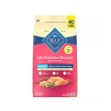 New w Blue Buffalo Life Protection Adult Dry Dog Food 40 Lb Salmon & Brown Rice picture
