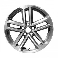 Refurbished Machined and Painted Medium Charcoal Aluminum Wheel 18 x 8 picture