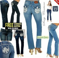 Sexy Couture jack David Womens Denim Stretch Bootcut & Skinny Jeans picture