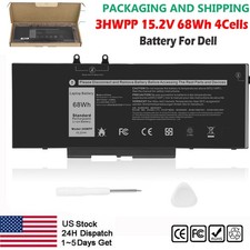 Battery For Dell Latitude 5401 5501 3HWPP 10X1J N2NLL 1VY7F 68WH✅A+High Quality✅ picture
