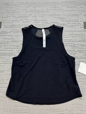 Lululemon Shirt Womens Black Cropped Tank Top New  picture