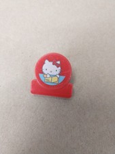 Hello Kitty Mini Clip Old SANRIO Logo 1977 Vintage Rare Red Retro picture