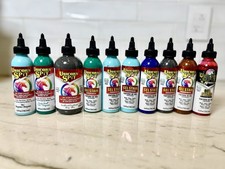 LOT of (10) Unicorn Spit Gel Stain & Glaze Concentrated Paint - 4 oz & 8 oz picture