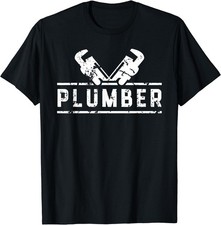Plumber Profession Plumbing Sayings Job Gift Unisex T-Shirt picture