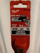 Milwaukee 48-20-3922 SDS Max MX4 5/8 in x 36 in 4-Cutter Carbide Bit picture