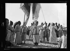 Photo:Nebi Rubin Jaffa Israel 1930 Flag Ceremony Middle East Dance Drums picture