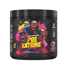Legit Pharm Pre Extreme High Stim Pre-Workout Grape Flavor or Kiwi Strawberry ￼ picture