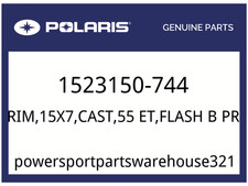 Polaris OEM Part 1523150-744 RIM,15X7,CAST,55 ET,FLASH B PR picture