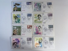 8 Vintage French First Day Covers – “Les Hommes Célèbres” Series picture