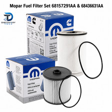 Mopar Fuel Filter Set 68157291AA & 68436631AA Fits 2019-2024 6.7L Cummins Diesel picture