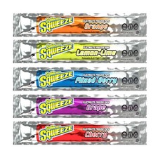 Sqwincher Sqweeze Electrolyte Freezer Pops, 10 Count (Pack of 5), Assorted picture
