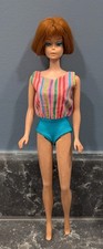Vintage Mattel Barbie American Girl Doll Titian/Red Hair 1960's Bendable Legs picture