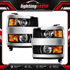 For 2015-2019 Chevy Silverado 2500 3500HD Headlight Headlamp Pair Left Right picture