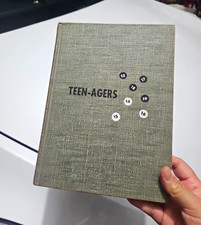 Vintage 1954 TEEN-AGERS Health Textbook Scott Foresman Trans-Vision Anatomy Inse picture