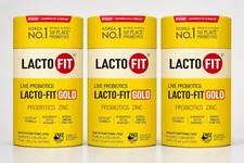 (3-PACKS) LACTOFIT GOLD PROBIOTIC POWDER STICKS (2g x 50 packs) YOGURT & GRAPE picture
