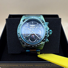 Invicta Speedway Exoprix 51033 Men’s 40mm Green Quartz Watch NEW IN BOX W TAG picture