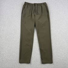 Lululemon Pants Mens Large Olive Green ABC Slim Fit Warpstreme Pull On Pant picture