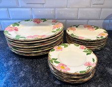 Vintage Franciscan Desert Rose Glass Plates Bowls Tea Cup Platter Butter Dish + picture