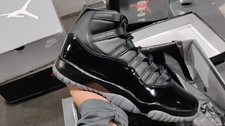 CDG x Air Jordan 11 IV7639-001 Triple Black Men's athletic Shoes picture