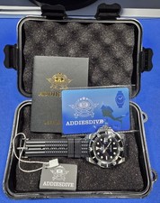 ADDIESDIVE Rubber Strap Watch Men's Driver Quartz Watch With Hardcase New picture