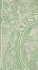 1918 KGV LARGE MULTIPLE WMK ½d GREEN 