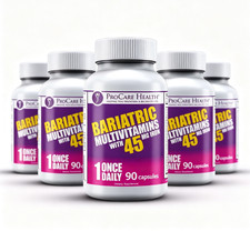 1-5 pack Bariatric Multivitamin ONE Daily with 45 mg of Iron - 90 Capsules picture