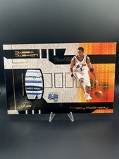 2002-03 FLEER FLAIR JUMBO TRACY MCGRADY GAME WORN LAUNDRY TAG PATCH /20 MAGIC picture