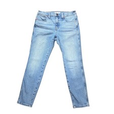 Madewell 10 High-Rise Skinny Jeans Light Wash Blue Denim 29P Petite picture