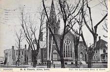 M. E. Church, Albia, Iowa, Posted 1911 picture