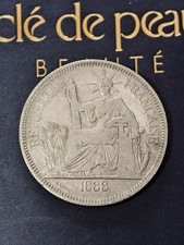 Indo-Chine Francaise 1888 Republique Francaise Coin 0.900 Poids 27 GR picture