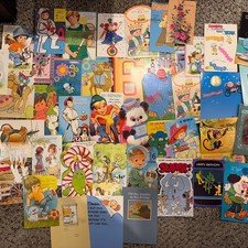 Vintage 1980s Birthday Greeting Cards Lot Of 45 picture