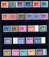 Italy Trieste 1947 Postage Due Complete Set Of 34 Scott #J1-J29 picture