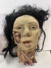 RARE HTF VINTAGE Vic’s Novelty Motion Activated Severed Head Halloween Prop picture