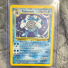 Poliwrath 15/130 Base Set 2 Holo Rare Pokemon TCG Card English 2000 picture