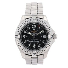 Breitling Colt Ocean 38mm Black Dial Quartz Stainless Steel Men's Wristwatch picture