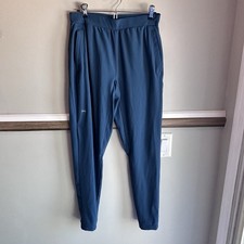 Janji Women’s Mercury Knit Jogger Pants Run Everywhere Teal Blue Sz Medium picture