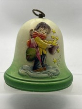 ANRI Italy 1976 Christmas Musical Bell Reuge Swiss Movement Adeste Fideles 4
