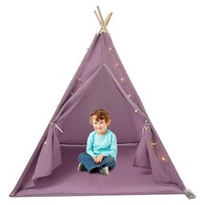 Children's Indoor Playhouse Play Tent With Light for 1-3 Kids Pink Tent For Kids picture