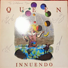 QUEEN-INNUENDO (1st Press  UK 1991-Signed by the band-Rarest Promo ever... +) picture