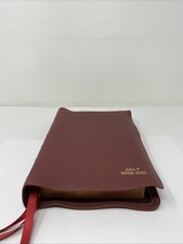 Schuyler Stridon NASB 2020 Burgundy Goatskin Bible Wide Margin Single Column picture