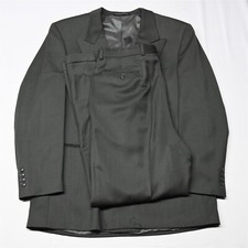 Jean-Baptiste Caumont 43L 44L 36x32 Olive Green Double Breast Jacket Pants Suit picture