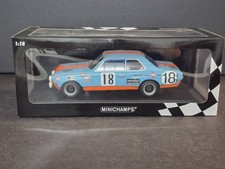 RARE 1/18 Minichamps #18 Opel Commodore A 24h Spa 1971 Gulf Racing Diecast picture