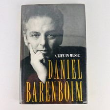 Daniel Barenboim: A Life in Music Hardcover SIGNED Book Biography picture