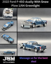 Greenlight 2022 Ford F-450 dually With Snow Plow 46170 F 1/64 picture