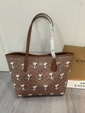 Coach CBJ89 City Tote Bag Signature Coated Canvas Outlet NWT picture