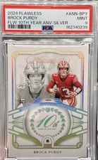 2024 Flawless Anniversary Brock Purdy💎Encased Diamond Gemstone,SSP#/5, NUKE💣🔥 picture