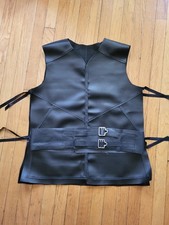 Men’s viking/warrior vest for Halloween- fits adult size large to X-large picture